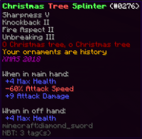 Christmas Tree Splinter